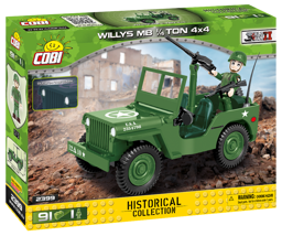 Picture of COBI Willys Jeep 1/4 Ton 4x4 2399 Historical Collection WWII US Army